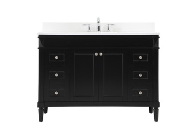 Plumbing Bath Chests/Vanities by Elegant Lighting ( 173 | VF31848BK-BS Bennett ) 