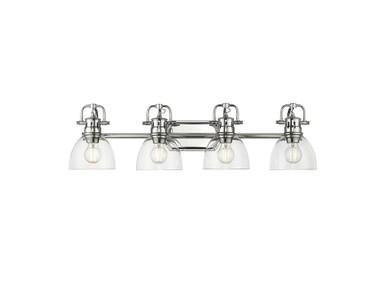 Bathroom Fixtures Four Lights by Golden ( 62 | 3602-BA4 CH-CLR Duncan ) 
