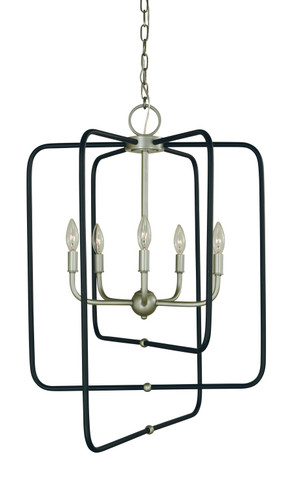 Foyer/Hall Lanterns Open Frame by Framburg ( 8 | 5427 SP/MBLACK Montrose ) 