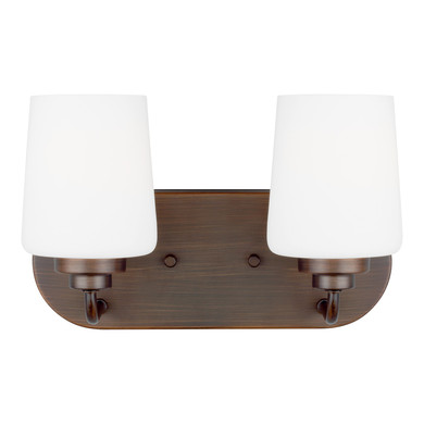 Bathroom Fixtures Two Lights by Generation Lighting ( 1 | 4402802EN3-710 Windom ) 