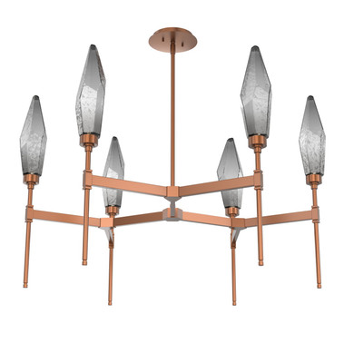 Mid. Chandeliers Glass Up by Hammerton Studio ( 404 | CHB0050-37-BB-CS-001-L1 Rock Crystal ) 
