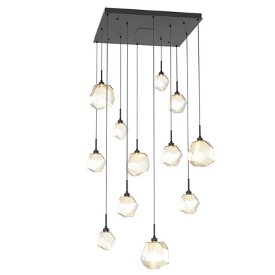 Large Chandeliers Multi-Port/Cascade by Hammerton Studio ( 404 | CHB0039-12-MB-A-C01-L3 Gem ) 