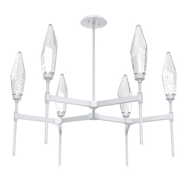 Mid. Chandeliers Glass Up by Hammerton Studio ( 404 | CHB0050-37-CS-CC-001-L3 Rock Crystal ) 