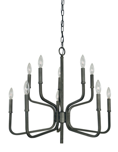 Mid. Chandeliers Candle by Framburg ( 8 | 5480 IRON Heidelberg ) 