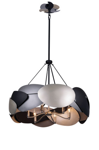 Mid. Chandeliers Metal Shade by George Kovacs ( 42 | P1334-780 Metalo Misto ) 