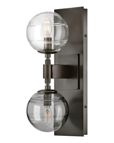Sconces Double Glass by Fredrick Ramond ( 138 | FR30502BX Oberon ) 