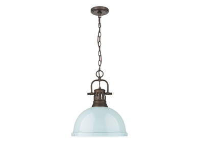 Pendants Metal Shade by Golden ( 62 | 3602-L RBZ-SF Duncan ) 