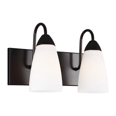 Bathroom Fixtures Two Lights by Generation Lighting ( 1 | 4420202EN3-710 Seville ) 