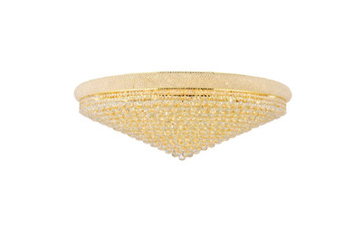 Flush Mounts Glass Down by Elegant Lighting ( 173 | V1800F48G/RC Primo ) 