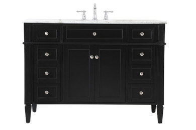 Plumbing Bath Chests/Vanities by Elegant Lighting ( 173 | VF12548BK Park Avenue ) 