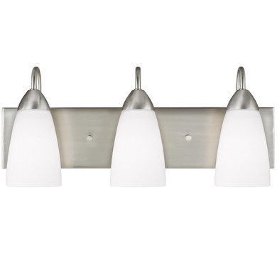 Bathroom Fixtures Three Lights by Generation Lighting ( 1 | 4420203-962 Seville ) 