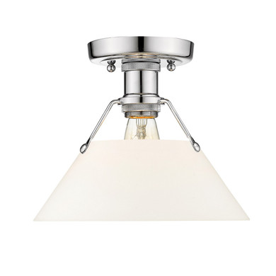 Flush Mounts Metal Shade by Golden ( 62 | 3306-FM CH-OP Orwell ) 