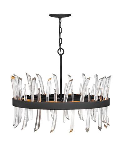Mid. Chandeliers Glass Up by Fredrick Ramond ( 138 | FR30904BLK Revel ) 