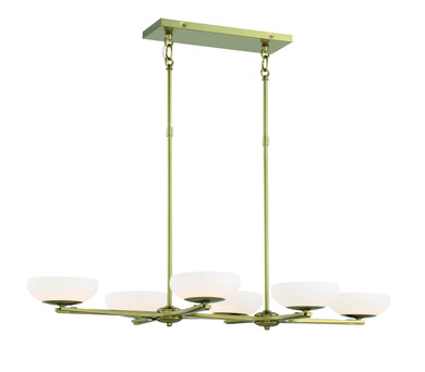 Linear/Island 4 Light + by George Kovacs ( 42 | P1466-695-L Scale ) 
