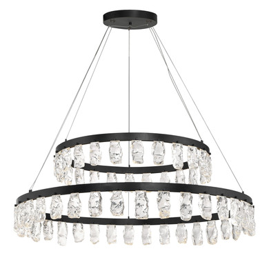 Large Chandeliers Ring/Halo by George Kovacs ( 42 | P1499-66A-L Arctic Glacier ) 