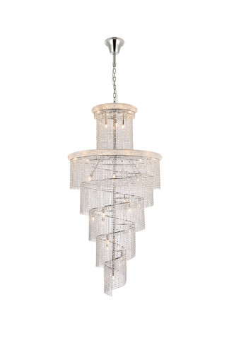 Large Chandeliers Glass Shade by Elegant Lighting ( 173 | V1800SR48C/RC Spiral ) 