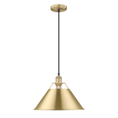 Pendants Metal Shade by Golden ( 62 | 3306-L BCB-BCB Orwell ) 