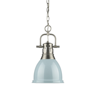 Mini Pendants Metal Shade by Golden ( 62 | 3602-S PW-SF Duncan ) 