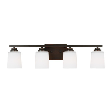 Bathroom Fixtures Four Lights by Generation Lighting ( 1 | 4420904-710 Vinton ) 