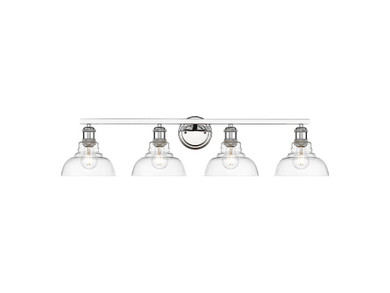 Bathroom Fixtures Four Lights by Golden ( 62 | 0305-BA4 CH-CLR Carver ) 