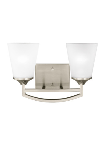 Bathroom Fixtures Two Lights by Generation Lighting ( 1 | 4424502-962 Hanford ) 