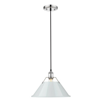 Pendants Metal Shade by Golden ( 62 | 3306-L CH-DB Orwell ) 