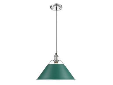 Pendants Metal Shade by Golden ( 62 | 3306-L CH-GN Orwell ) 