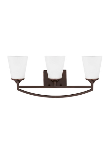 Bathroom Fixtures Three Lights by Generation Lighting ( 1 | 4424503EN3-710 Hanford ) 