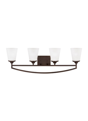Bathroom Fixtures Four Lights by Generation Lighting ( 1 | 4424504EN3-710 Hanford ) 