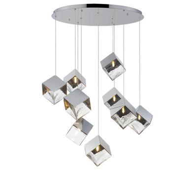Pendants Multi-port/Cascade by ET2 ( 86 | E24689-28PC Ice Cube ) 
