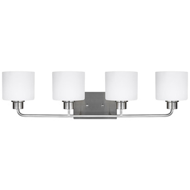 Bathroom Fixtures Four Lights by Generation Lighting ( 1 | 4428804EN3-962 Canfield ) 