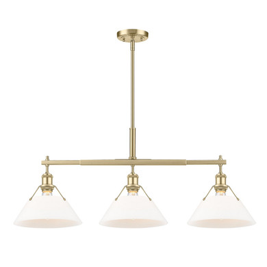 Linear/Island 3 Light Bar by Golden ( 62 | 3306-LP BCB-OP Orwell ) 