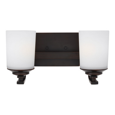 Bathroom Fixtures Two Lights by Generation Lighting ( 1 | 4430702-710 Kemal ) 