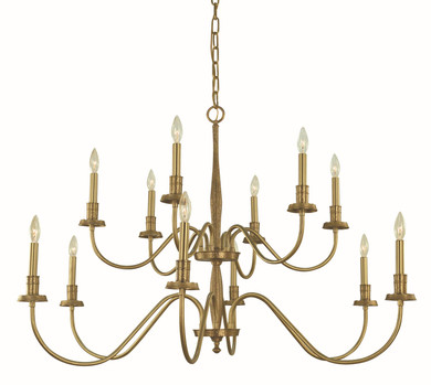 Large Chandeliers Candle by Framburg ( 8 | 5780 BR Matera ) 
