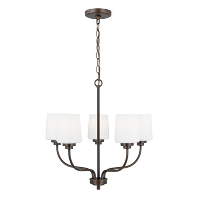 Mid. Chandeliers Glass Up by Generation Lighting ( 1 | 3102805EN3-710 Windom ) 