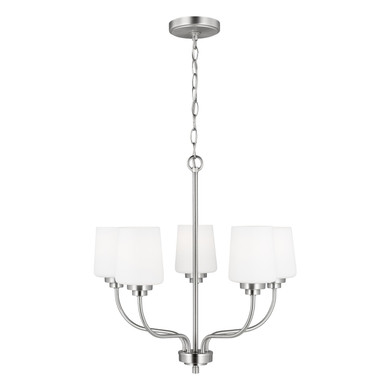 Mid. Chandeliers Glass Up by Generation Lighting ( 1 | 3102805EN3-962 Windom ) 