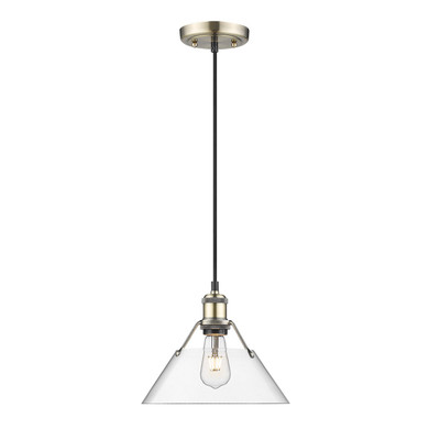 Pendants Glass Down by Golden ( 62 | 3306-M AB-CLR Orwell ) 