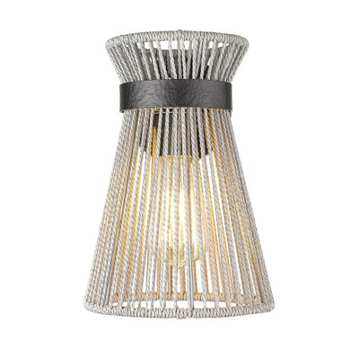 Sconces Directional/Cylinder by Golden ( 62 | 6938-1W BLK-BR Avon ) 