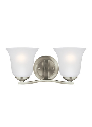 Bathroom Fixtures Two Lights by Generation Lighting ( 1 | 4439002EN3-962 Emmons ) 