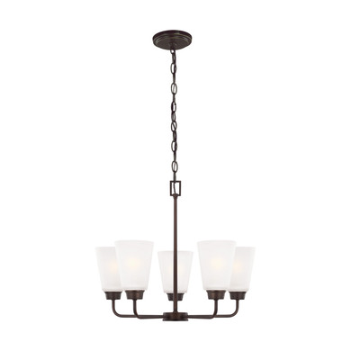 Mini Chandeliers Glass Shade by Generation Lighting ( 1 | 3115205EN3-710 Kerrville ) 