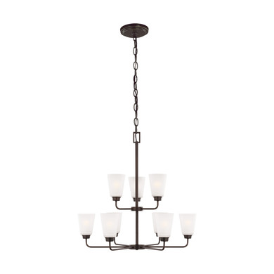 Mid. Chandeliers Glass Up by Generation Lighting ( 1 | 3115209-710 Kerrville ) 