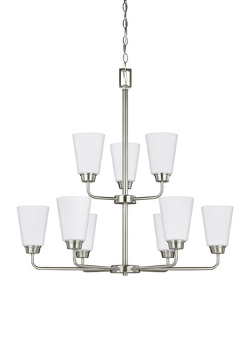 Mid. Chandeliers Glass Up by Generation Lighting ( 1 | 3115209-962 Kerrville ) 
