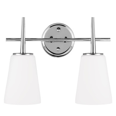 Bathroom Fixtures Two Lights by Generation Lighting ( 1 | 4440402EN3-05 Driscoll ) 