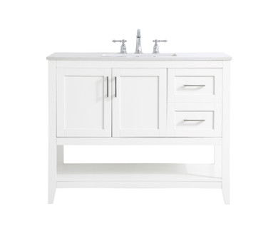 Plumbing Bath Chests/Vanities by Elegant Lighting ( 173 | VF16042WH aubrey ) 