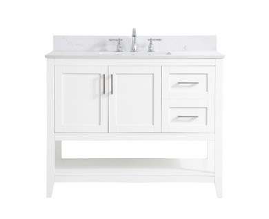 Plumbing Bath Chests/Vanities by Elegant Lighting ( 173 | VF16042WH-BS Aubrey ) 