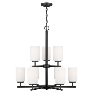 Mid. Chandeliers Glass Up by Generation Lighting ( 1 | 31162EN3-112 Oslo ) 