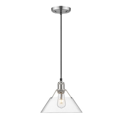 Pendants Metal Shade by Golden ( 62 | 3306-M PW-CLR Orwell ) 