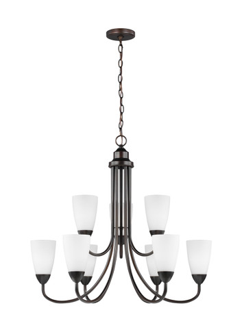 Mid. Chandeliers Glass Up by Generation Lighting ( 1 | 3120209EN3-710 Seville ) 