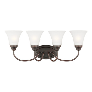 Bathroom Fixtures Four Lights by Generation Lighting ( 1 | 44808EN3-710 Holman ) 
