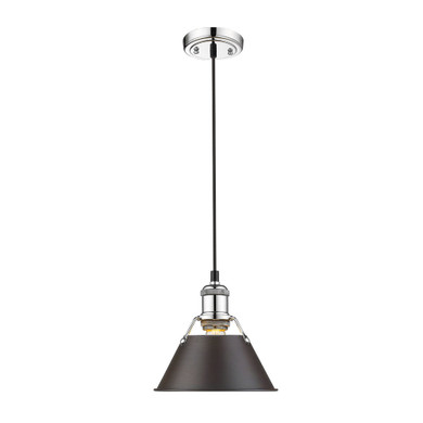Mini Pendants Metal Shade by Golden ( 62 | 3306-S CH-RBZ Orwell ) 